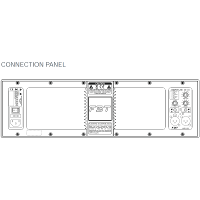 Комплект активный сабвуфер и сателлит VERTUS CS 1000