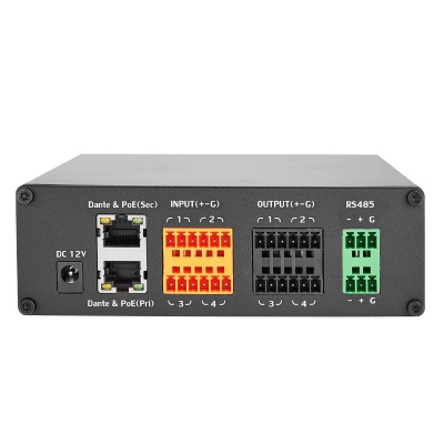 Сетевой аудиоконвертер аналог/Dante с DSP DBOX 44-H