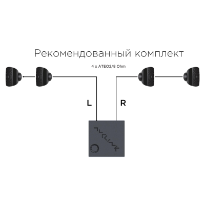 Двухканальный сабвуфер C-BASS B