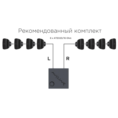 Двухканальный сабвуфер C-BASS B