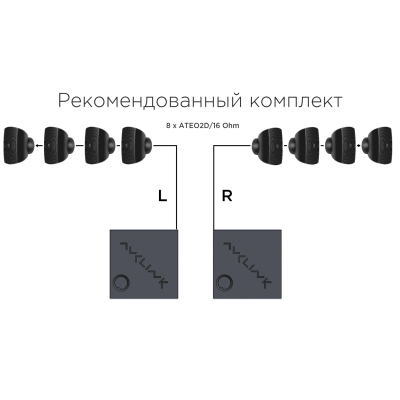 Двухканальный сабвуфер C-BASS B