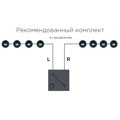 Двухканальный сабвуфер C-BASS B
