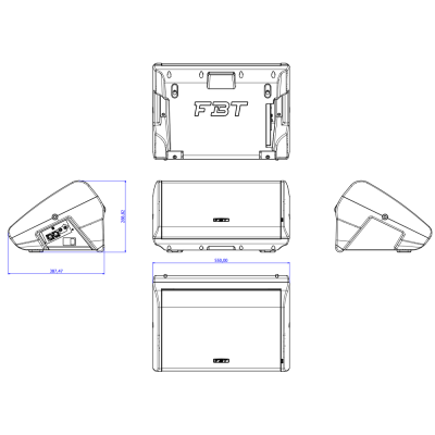 Активный сценический монитор STAGEMAXX 12MA