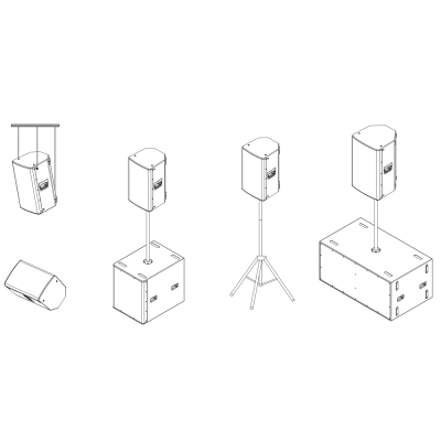 Активная акустическая система SA312+