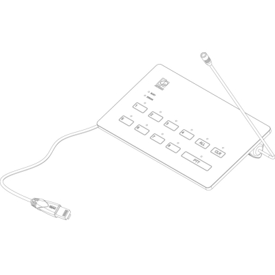 Пейджинговый микрофон на гусиной шее MPX88