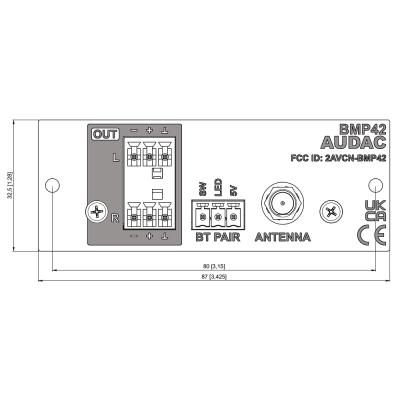 Bluetooth модуль SourceCon™ для модульного медиаплеера XMP44 BMP42
