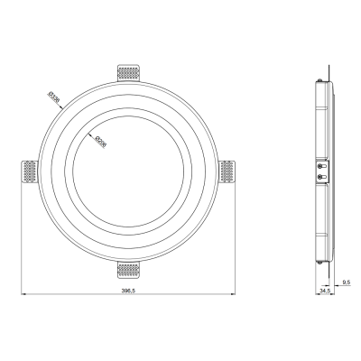 Кольцо для скрытого монтажа CELO6I/W GFC06MK2