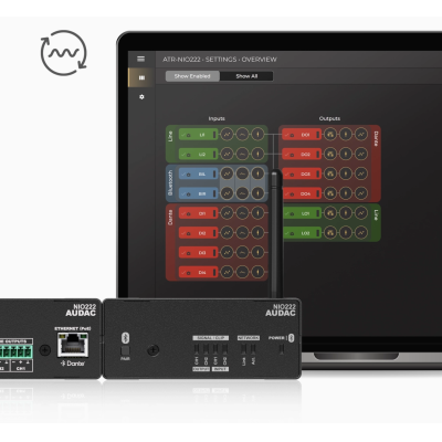 Сетевой модуль коммутации цифровых и аналоговых аудиовходов NIO240