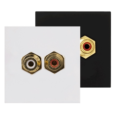 Настенная панель с разъемами RCA CP45RCA/W