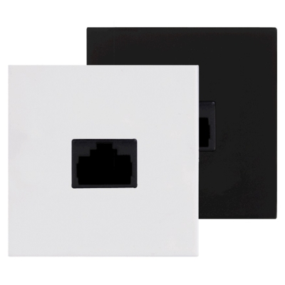 Настенная панель с RJ45 и репитером CP45ARP/W