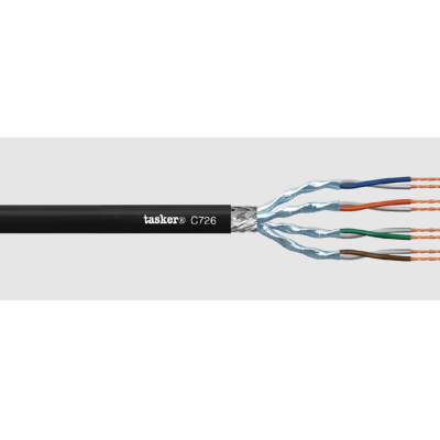 Цифровой кабель S-FTP CAT7 с двойным экраном