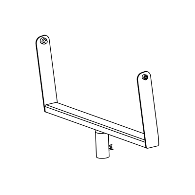 Кронштейн для установки АС-монитора на стойку SM-S 12