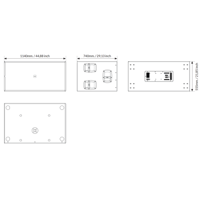 Активный сабвуфер, элемент линейного массива MUSE 218SN