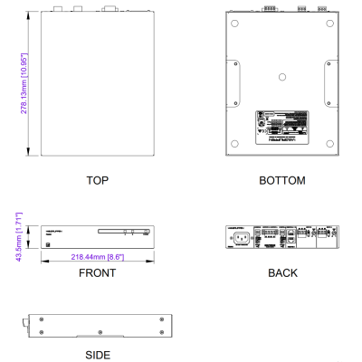 Компактный двухканальный усилитель D-класса FA602