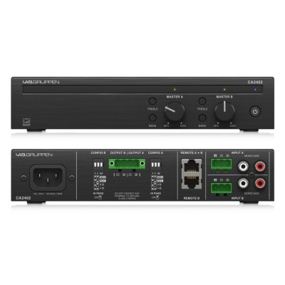 Компактный двухканальный усилитель D-класса