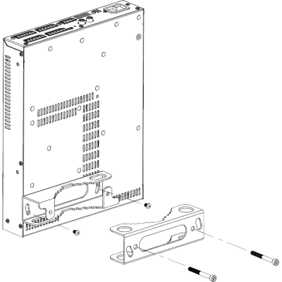 Кронштейн для крепления усилителей Lucia на опору Lucia Polemount Kit