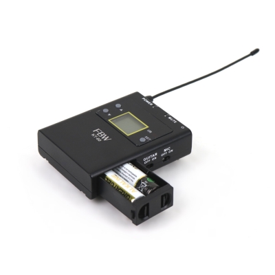 Портативный поясной передатчик с петличным микрофоном KT-60