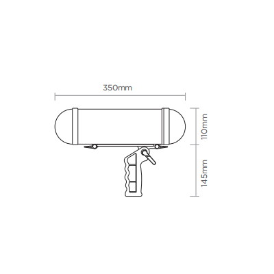 Корпусная ветрозащита типа "цеппелин" для микрофонов KT-2