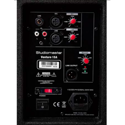 Двухполосная активная акустическая система VENTURE 15A