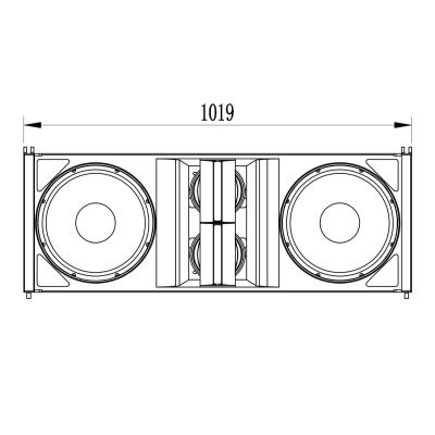 Пассивный трехполосный элемент линейного массива V12