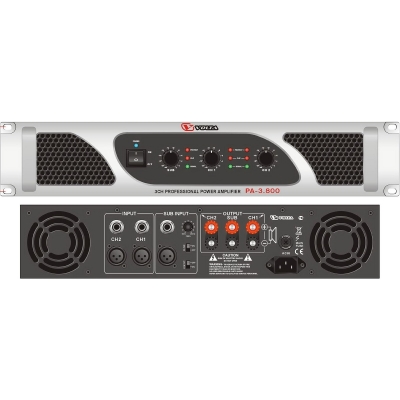 Профессиональный трехканальный усилитель с кроссовером