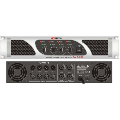 Профессиональный четырехканальный усилитель