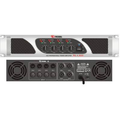 Профессиональный четырехканальный усилитель