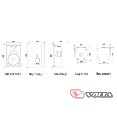Двухполосная пассивная акустическая система M-12