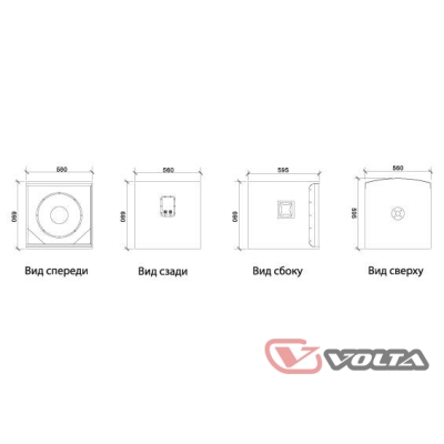 Профессиональный пассивный сабвуфер MS-18W