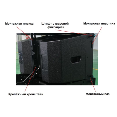 Пассивный влагозащищенный двухполосный элемент линейного массива RED LINE TOP WP LEFT