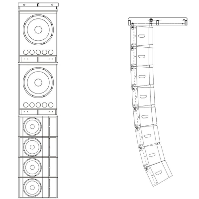Подвесная рама для элементов линейного массива RED LINE RED LINE Frame