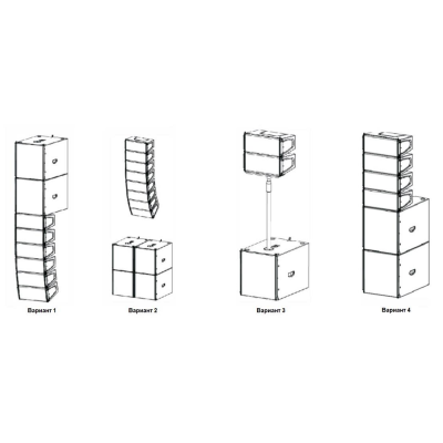Подвесная рама для элементов линейного массива COLIBRI Frame for COLIBRI