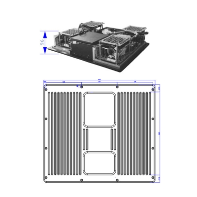 Активный двухполосный элемент профессионального портального комплекта T-REX ANGRY TOP