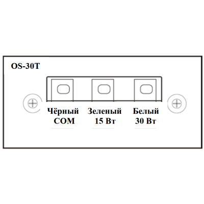 Всепогодная двухполосная звуковая колонна OS-30T