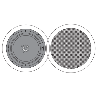 Потолочный двухполосный громкоговоритель CS-510C