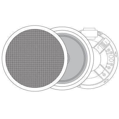 Потолочный широкополосный громкоговоритель