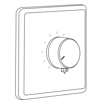 Регулятор громкости с аварийным реле