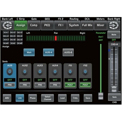 Профессиональный цифровой микшерный пульт D2-MIX 24