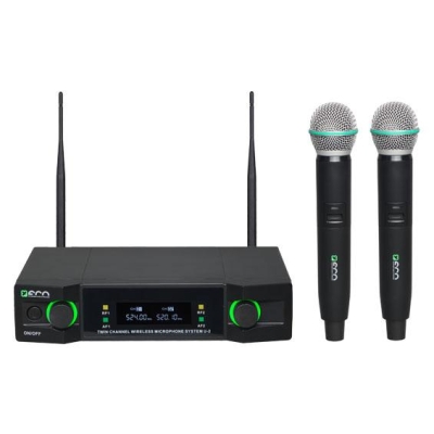 Двухканальная микрофонная радиосистема базового уровня