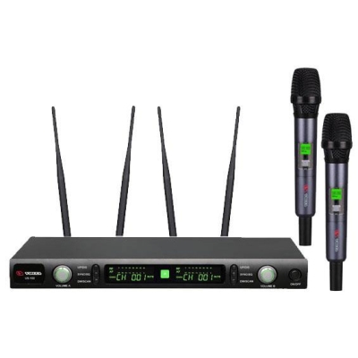 Профессиональная двухканальная микрофонная радиосистема