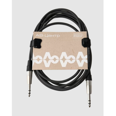 Аналоговый аудиокабель JACK 6,3(TRS) - JACK 6,3(TRS) CABLE-953/2-Black
