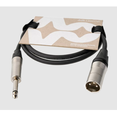 Аналоговый инструментальный кабель JACK 6,3(TS) - XLR(M)