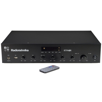 RTPA01 Профессиональный микшер-усилитель с медиаплеером