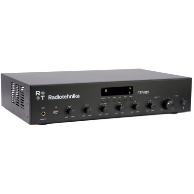 Профессиональный микшер-усилитель с медиаплеером RTPA01