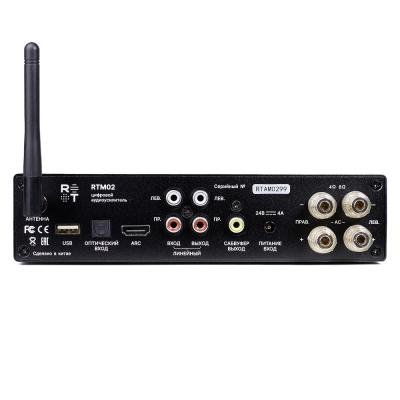 Профессиональный стереоусилитель с караоке RTM02 v2