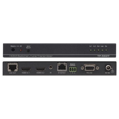 Передатчик HDMI, Ethernet, RS-232 и ИК сигналов по витой паре TP-582T