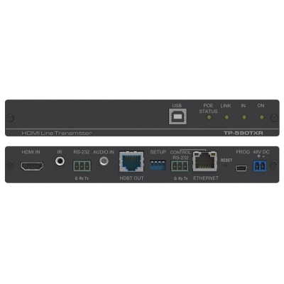 Передатчик HDMI, Ethernet, RS-232, ИК и USB по витой паре TP-590TXR
